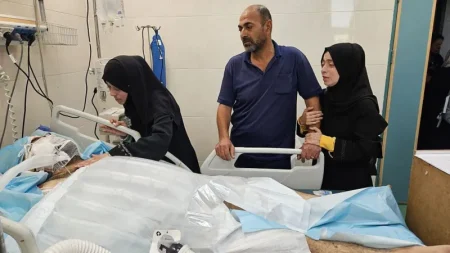 Father of Nine Children Killed by Israeli Strike Remains in Critical Condition
