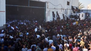 Seven Palestinians Die in Gaza UN Food Warehouse Chaos