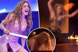 Shakira Turns On-Stage Fall in Canada into Viral Sensation