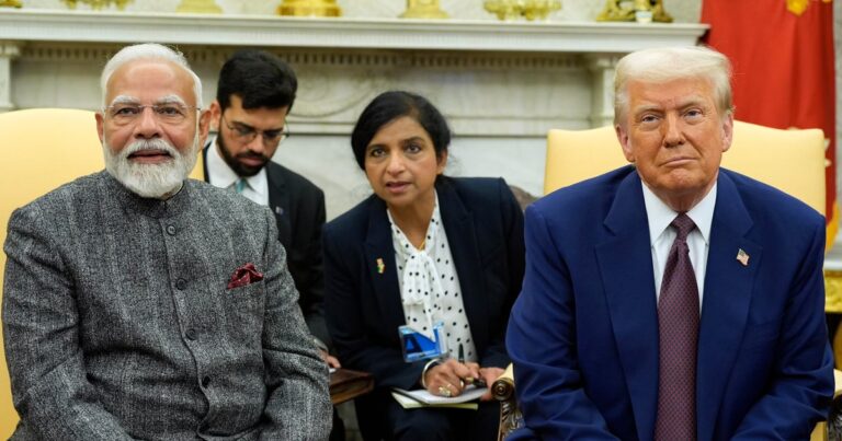 Trump strikes deal to lower tariffs on India, saying Modi agreed to stop buying Russian oil