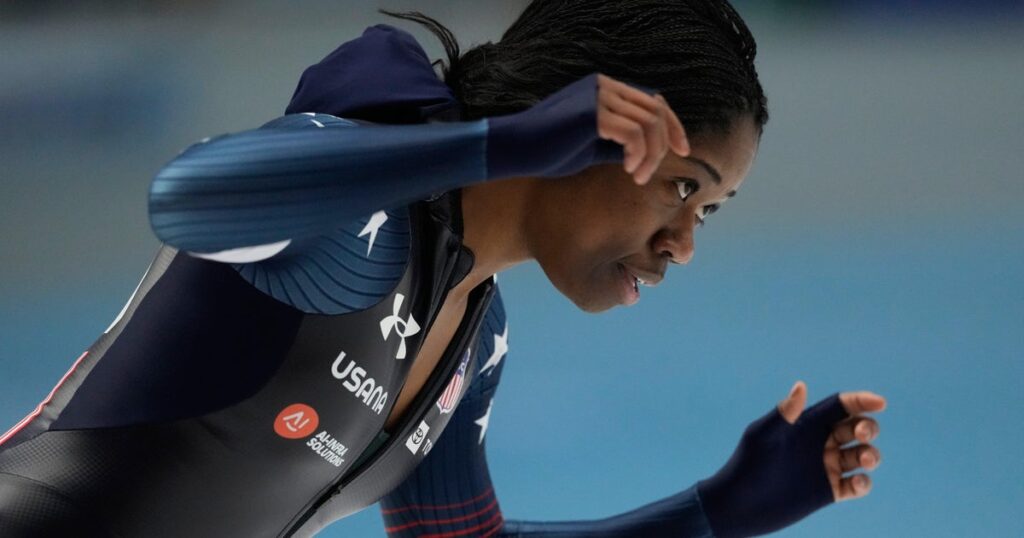 Speedskater Erin Jackson, bobsledder Frank Del Duca chosen as U.S. flagbearers for Winter Olympics