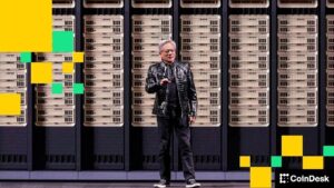 AI-linked crypto tokens surge as Nvidia’s Jensen Huang touts agentic future