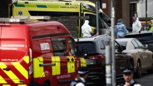 Bail granted for 2 arrested in connection with London ambulance arson, police say