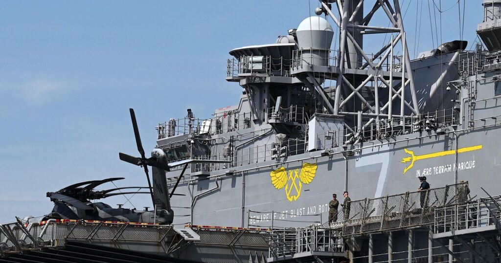 2nd Marine Expeditionary Unit of around 2,200 Marines, 3 warships headed to Middle East as Iran war continues