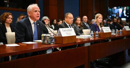 Watch Live: Minnesota Gov. Walz, AG Ellison testify at House Oversight Committee hearing on fraud