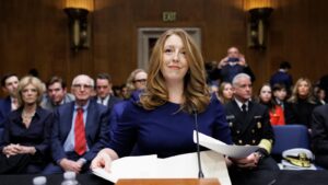 Means’ surgeon general nomination is stalled as senators question her experience and vaccine stance