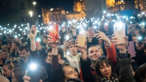 A youth-led push for change threatens Orbán’s 16-year rule in Hungary’s elections