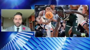 Men’s college basketball title game set, Michigan eyes first title since 1989