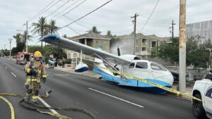Pilot speaks out after small plane makes emergency landing on busy street