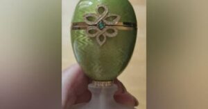 A man stole a handbag outside a London pub. Inside was a Faberge egg and watch worth nearly $3 million.