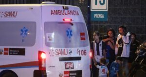 1 dead, dozens injured in crush during rally at Peru soccer stadium