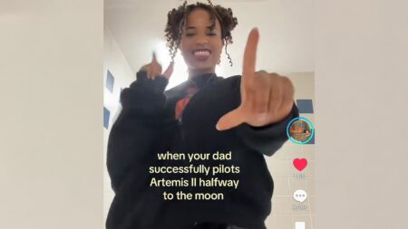 Artemis II pilot Victor Glover’s daughter goes viral celebrating dad’s moon mission